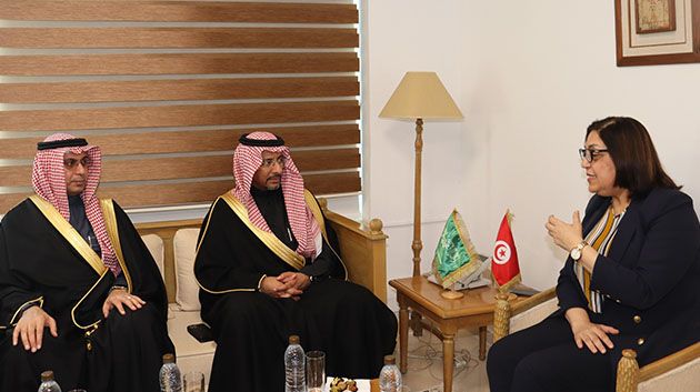 وزيرة التجارة وتنمية الصادرات تستقبل وزير الصناعة والثروة المعدنية السعودي