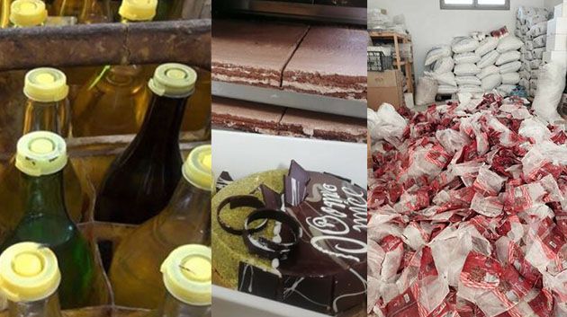 القصرين: حجز كميات هامّة من الزيت والسكر والمرطبات داخل محلّ عشوائي
