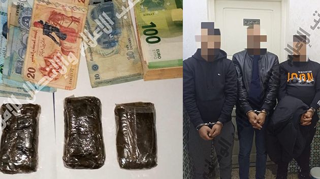 أحدهم من جنسية دولة مجاورة.. القبض على 3 مُروّجين بسوسة