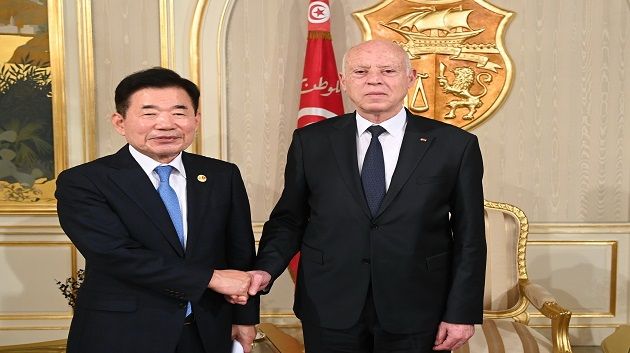 دفع التعاون الاقتصادي والتجاري محور لقاء بين رئيس الجمهورية و رئيس الجمعية الوطنية بكوريا الجنوبية