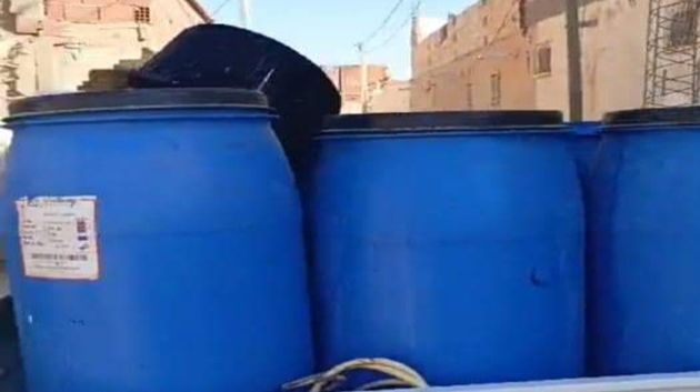 قفصة: حجز 3000 لتر من سائل