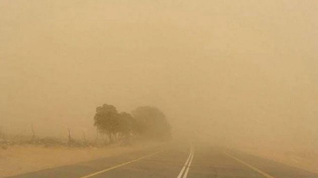 رياح تحجب الرؤية بالطريق السيارة أ1 صفاقس- قابس: الحرس الوطني يُحذّر