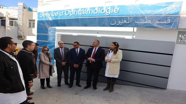 وزير الصحة يعاين مشروع إحداث قسم طبّ العيون بمستشفى الرابطة