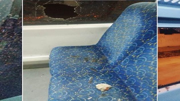 حمام الشط: الإحتفاظ بـ3 أشخاص رشقوا قطارا بالحجارة وهشّموا نوافذه