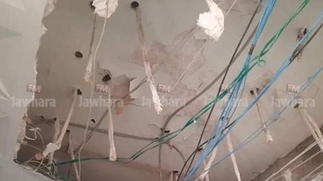 قفصة: سقوط جزء من سقف مستشفى الحسين بوزيان ‎
