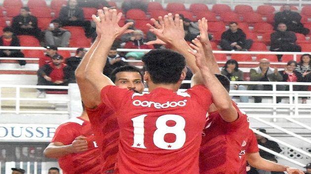 الكرة الطائرة : النجم الساحلي يفوز على الأولمبي القليبي