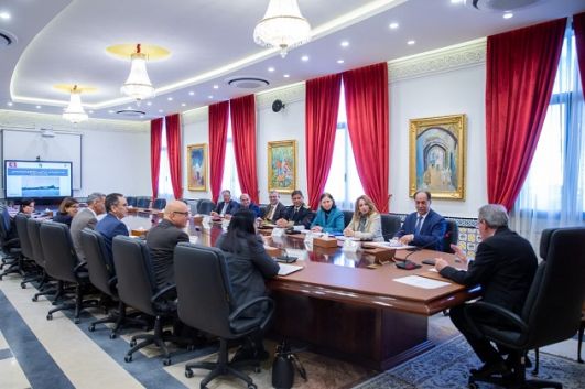 جلسة عمل وزارية حول الطريق السيّارة بين بوسالم والحدود الجزائرية