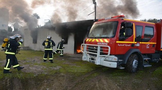 سيدي بوزيد: اندلاع حريق بمحل لبيع المحروقات المهربة