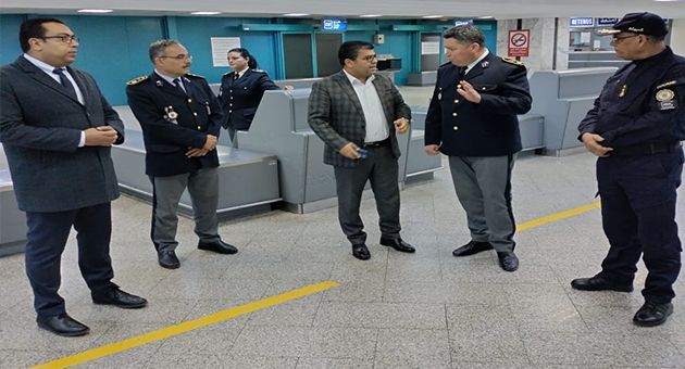 المدير العام للديوانة يؤدي زيارة تفقّد للمصالح الديوانية بمطار تونس قرطاج