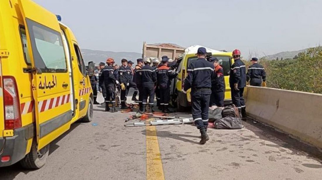 الجزائر: وفاة 7 أشخاص في حادث مرور قاتل