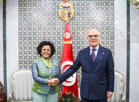 المديرة التنفيذية لوكالة الاتحاد الافريقي للتنمية تؤدي زيارة عمل الى تونس 