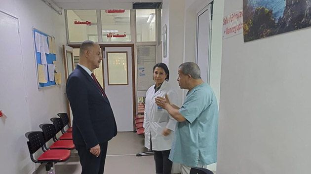 وزير الصحة يُعاين سير العمل بمعهد صالح عزيز للأمراض السرطانية