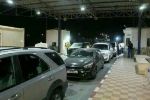 معبر ذهيبة وازن.. ازدحام واكتظاظ وطول انتظار للدخول الى الاراضي التونسية