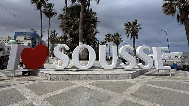 سوسة: إعادة تركيز مجسّم 'I love Sousse' بكورنيش بوجعفر 