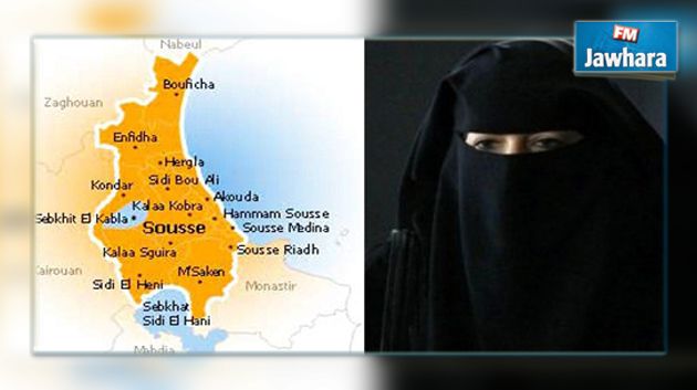 سوسة : إيقاف منقبة حاولت الالتحاق بزوجها في سوريا