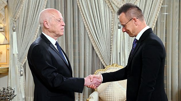 سعيّد يؤكّد حرص تونس على مزيد تطوير علاقاتها المثمرة مع المجر