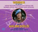 منح جائزة الرّيادة الأمميّة لعسكرية تونسية 