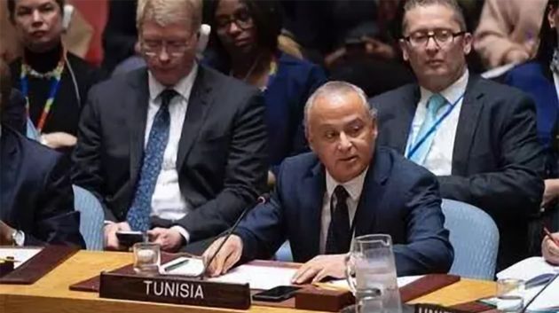 تونس تشدّد على الحقّ الشرعي لفلسطين في العضوية الكاملة في منظمة الأمم المتّحدة