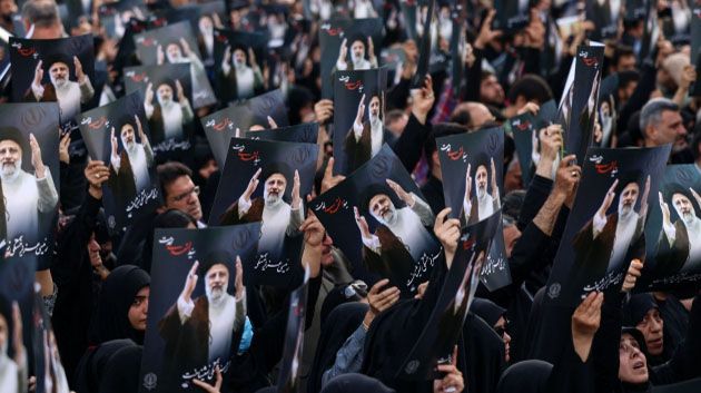 بدء مراسم تشييع جثامين الرئيس الإيراني ومرافقيه