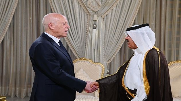 رئيس الجمهورية يستقبل سفير قطر في تونس بمناسبة انتهاء مهامه