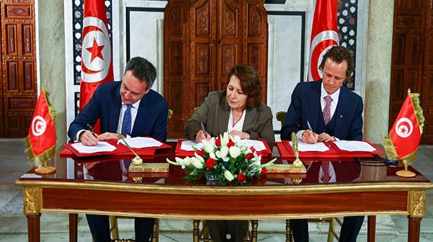 توقيع مذكرة تفاهم بين تونس ومجمع الشركات الفرنسية والنمساوية 