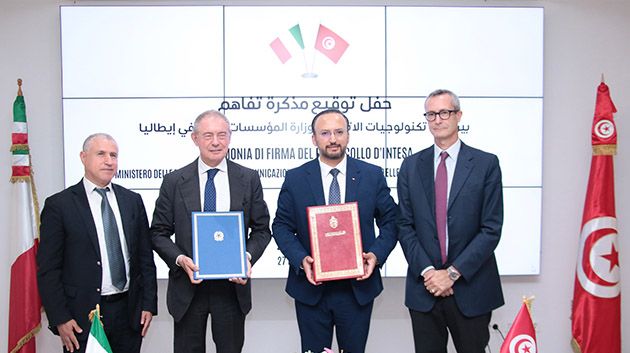 تونس وإيطاليا توقعان مذكرة إعلان نوايا في المجال الرقمي
