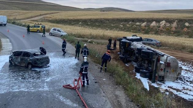 الجزائر: وفاة 6 أشخاص حرقا في اصطدام شاحنة لنقل الوقود بسيارة
