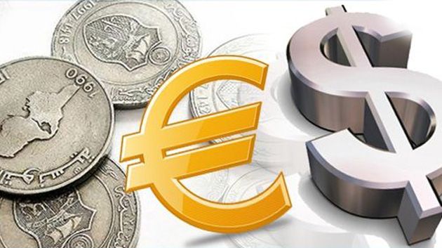 تراجع طفيف في سعر صرف الدينار التونسي مقابل الدولار والأورو