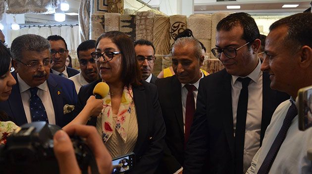 وزيرة التجارة: 'سيتم العمل على تطوير الإطار القانوني للتظاهرات والمعارض'