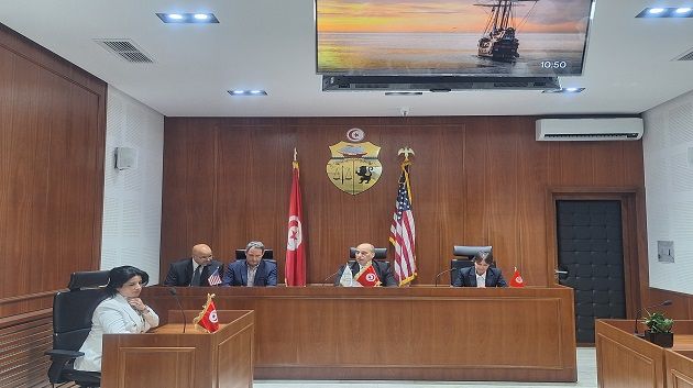 بتمويل من الحكومة الأمريكية‎: افتتاح قاعة محكمة الغرفة الجهوية للمحاسبات بنابل 