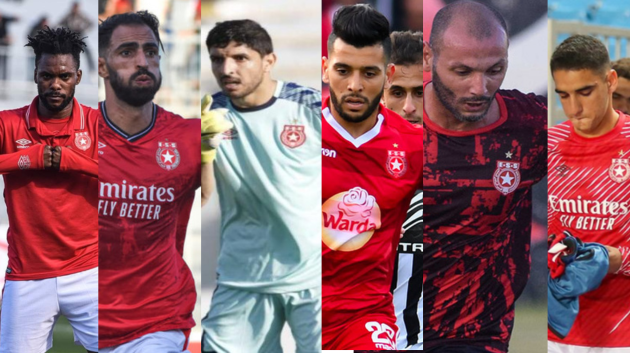 النجم الساحلي : 6 لاعبين تنتهي عقودهم اليوم