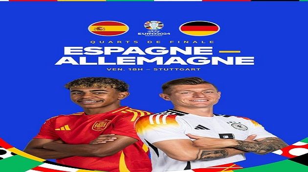 مواجهة نارية بين إسبانيا و ألمانيا في ربع نهائي اليورو