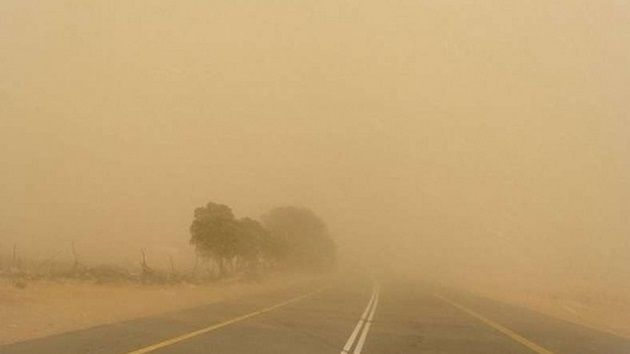 رياح قوية بالجنوب هذه الليلة تصحبها دواوير رملية محلية