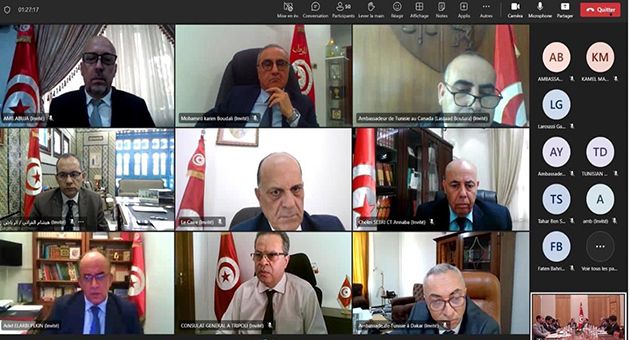 رئاسية 2024.. لقاء بين رؤساء البعثات الدبلوماسية ووفد من هيئة الانتخابات