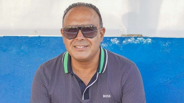 حمادي الدو يشرف على الحصة التدريبية للنجم