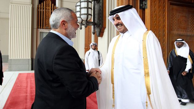 تشييع جثمان هنية في قطر