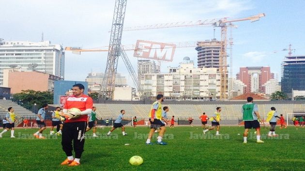 الحصة التدريبية الاولى للنجم الساحلي في لواندا 