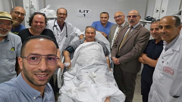 لمين النهدي يصاب بوعكة صحية