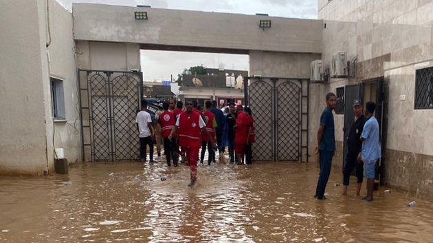 ليبيا: مياه الأمطار الغزيرة تغمر مستشفى ببلدية الكفرة