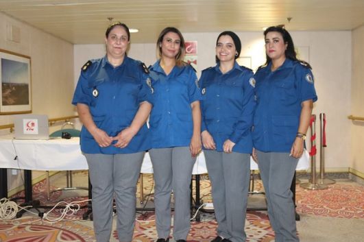 بمناسبة عيد المرأة.. فريق نسائي بالمكتب الحدودي للديوانة بحلق الوادي