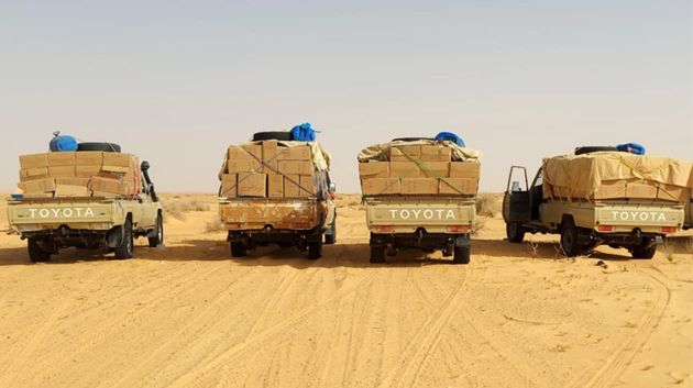 الحرس الديواني بتطاوين يحجز 100 ألف علبة سجائر