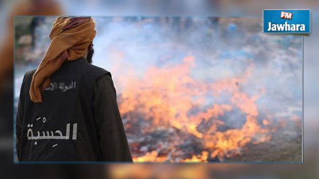  داعش سوريا يحرق أطنان من الدجاج 