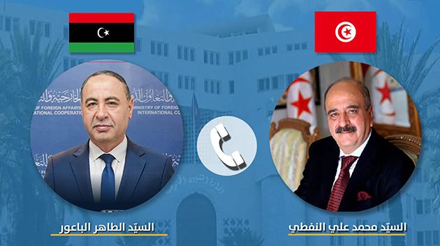 وزير الخارجية يتلقّى اتصالاً هاتفيًّا من نظيره الليبي