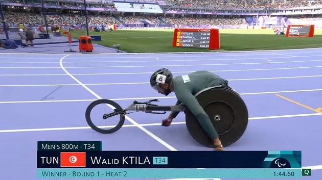 الالعاب البارالمبية باريس 2024 : وليد كتيلة يتأهل لنهائي سباق 800 متر كراسي