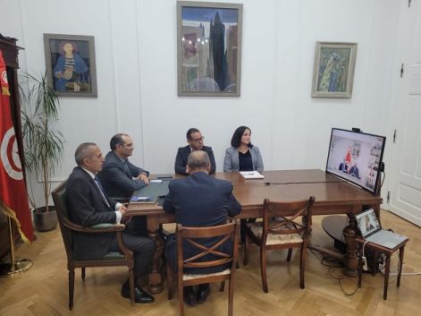 بوعسكر يستعرض مع وزير الخارجية الإجراءات المتعلقة بحسن الإعداد لتنظيم الانتخابات الرئاسية بالخارج