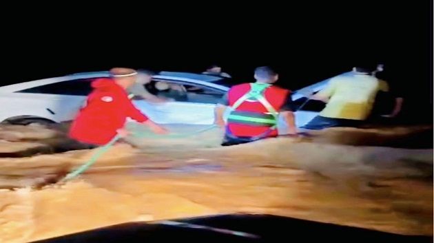 ليبيا: وفاة شخص جرفته مياه السيول