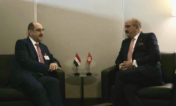 في لقائه مع نظيره السوري: النفطي يؤكد حرص تونس على تطوير التعاون في المجالات الاقتصادية والتربوية والثقافية