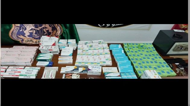 حجز حوالي 18000 قرص وكبسولة دواء مخدّر