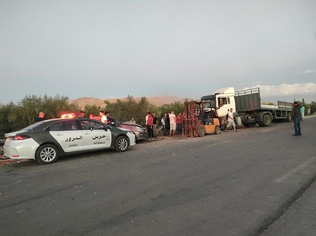 حادث مرور قاتل في قفصة