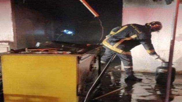 جندوبة: احتراق محل لبيع الأكلات الخفيفة  ‎